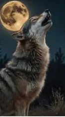 ai character: Male wolfs background