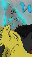 ai character: Wolf song background