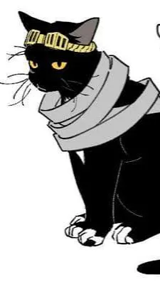 ai character: Mha cat background