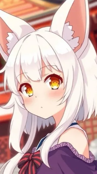 ai character: Kitsune tg background
