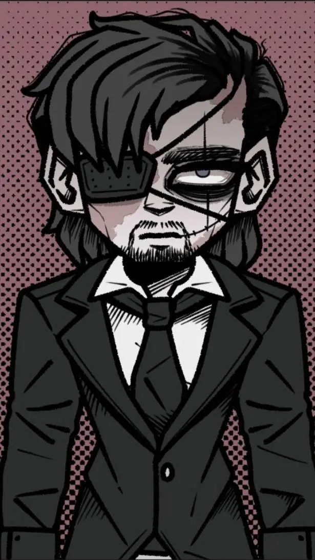 ai character: Harvey Harvington  background