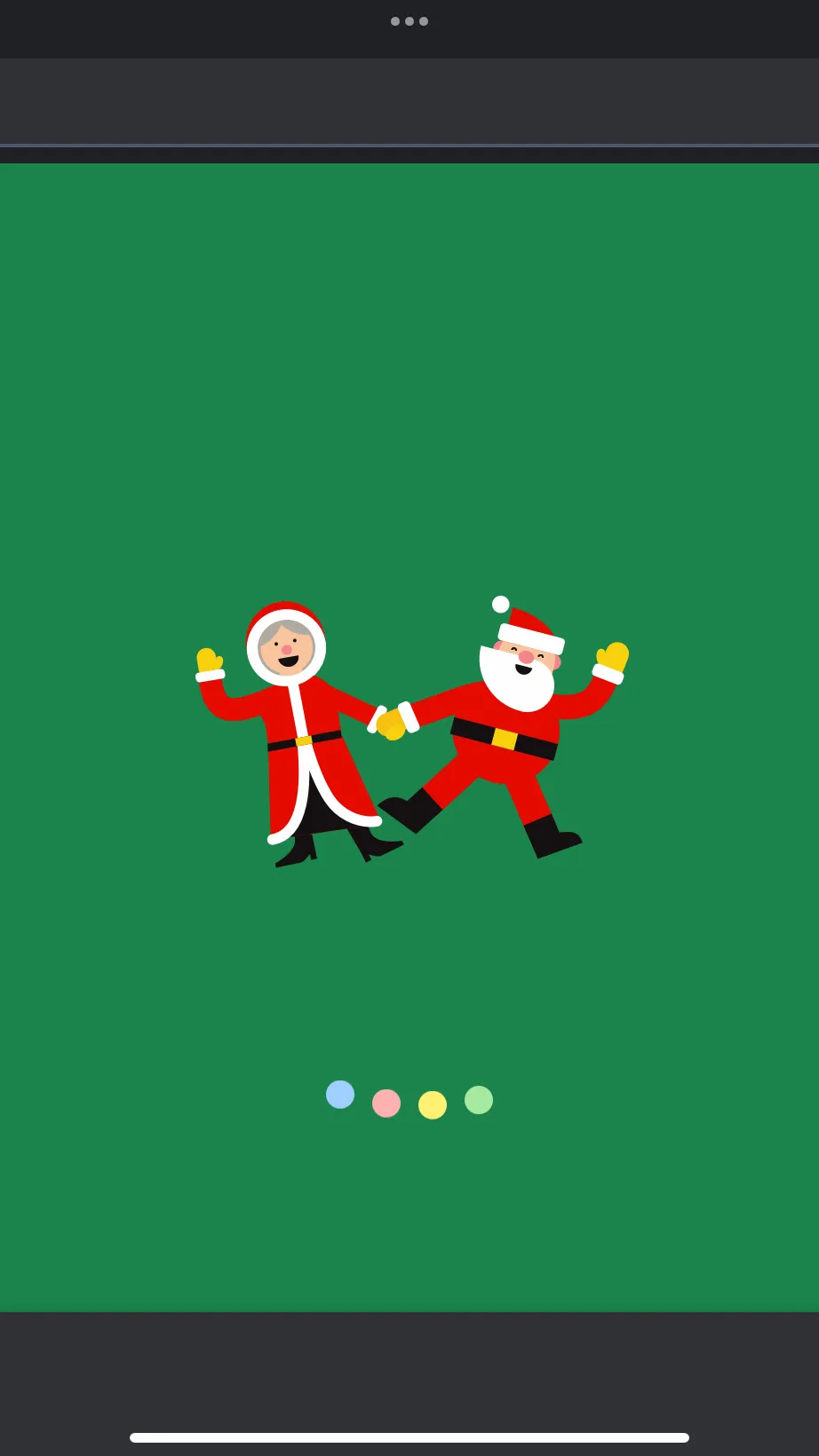 ai character: Santa tracker background