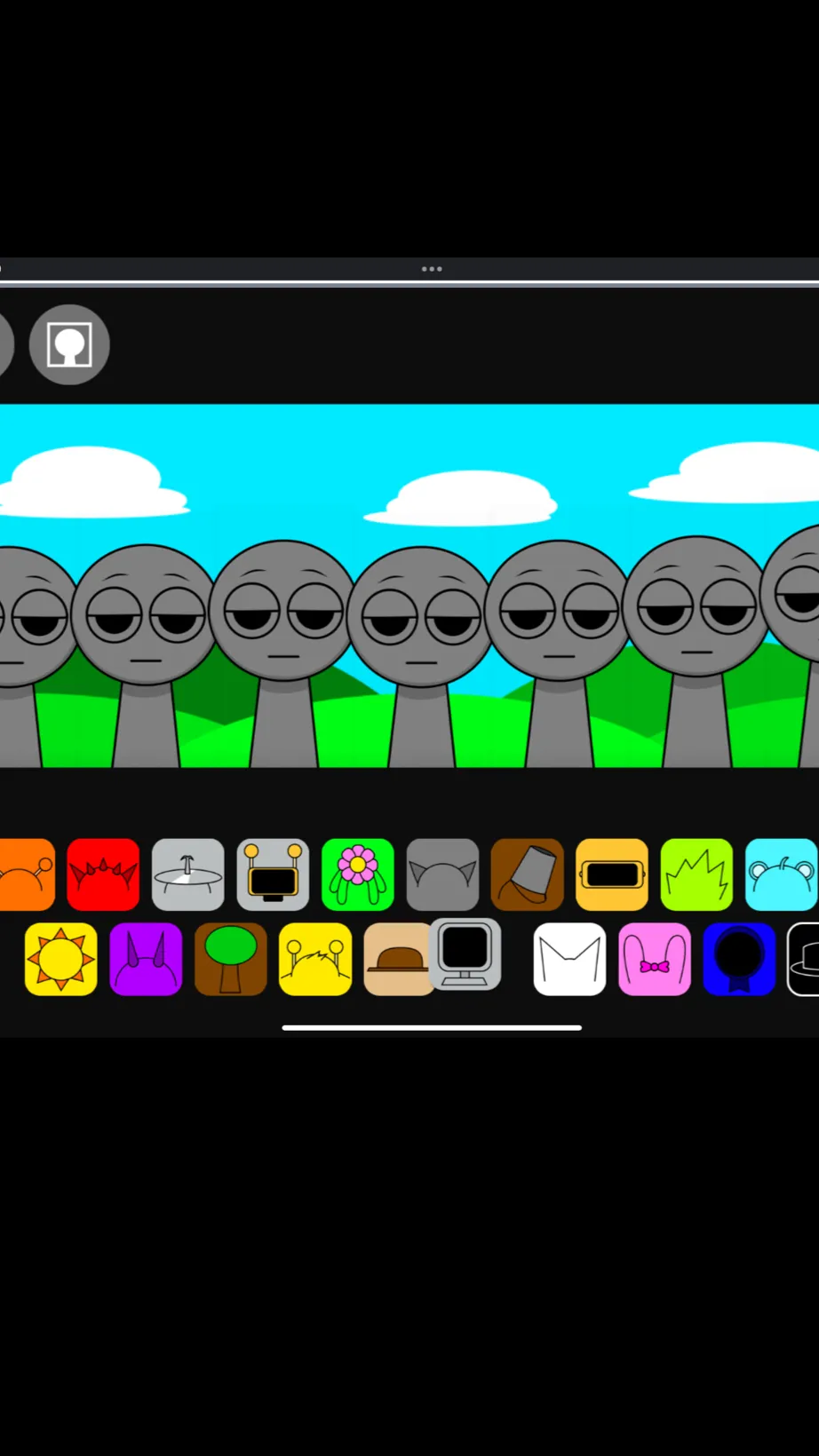 ai character: Sprunki  background