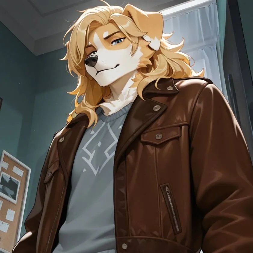 chat with ai character: james (dog)