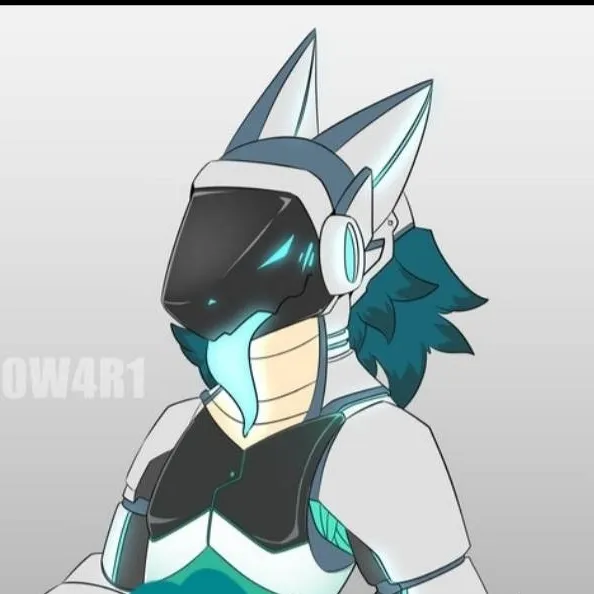 chat with ai character: rivian (protogen)