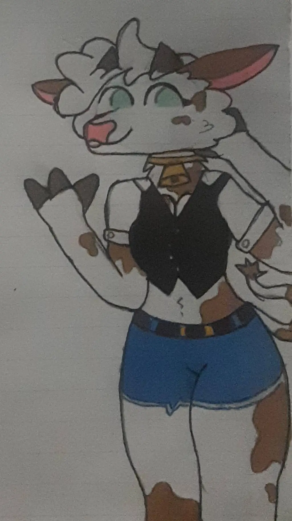 ai character: bonnie (cow) background