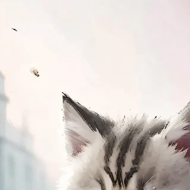 chat with ai character: cats steal fries 