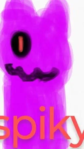 ai character: Spiky background