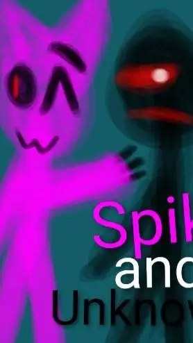 ai character: Spiky and unknown background