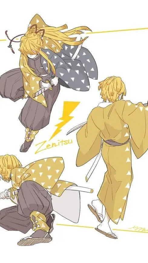 ai character: Zenitsu sis background