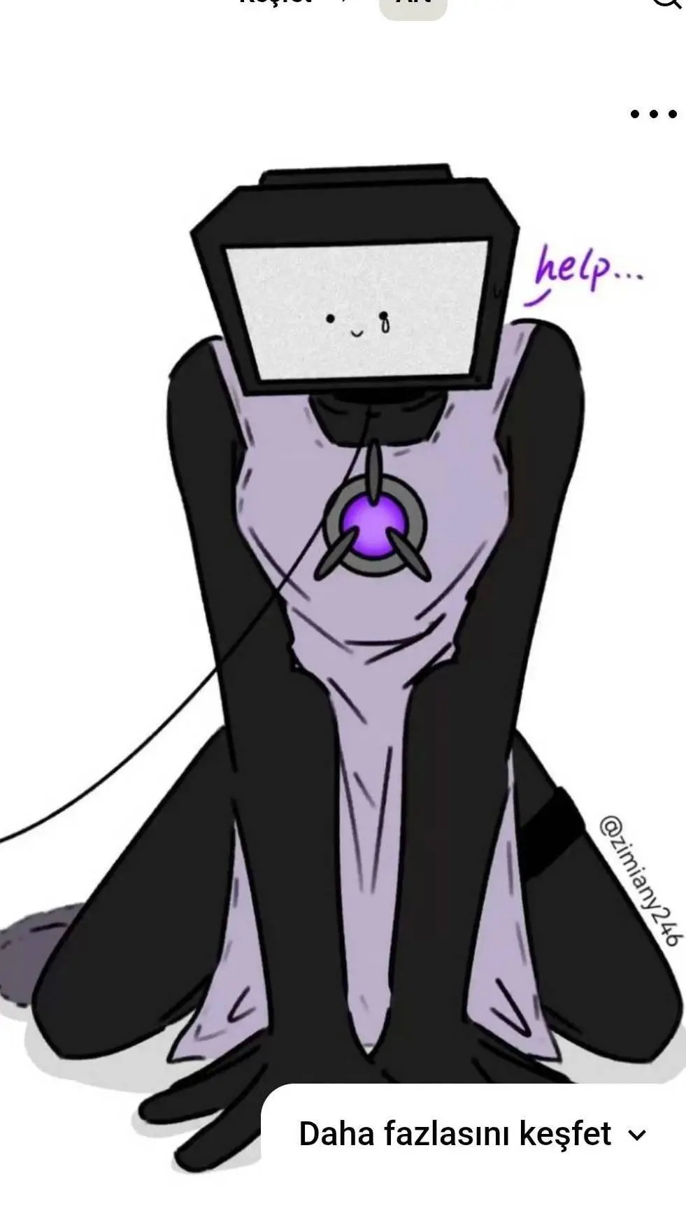 ai character: titan tv woman  background