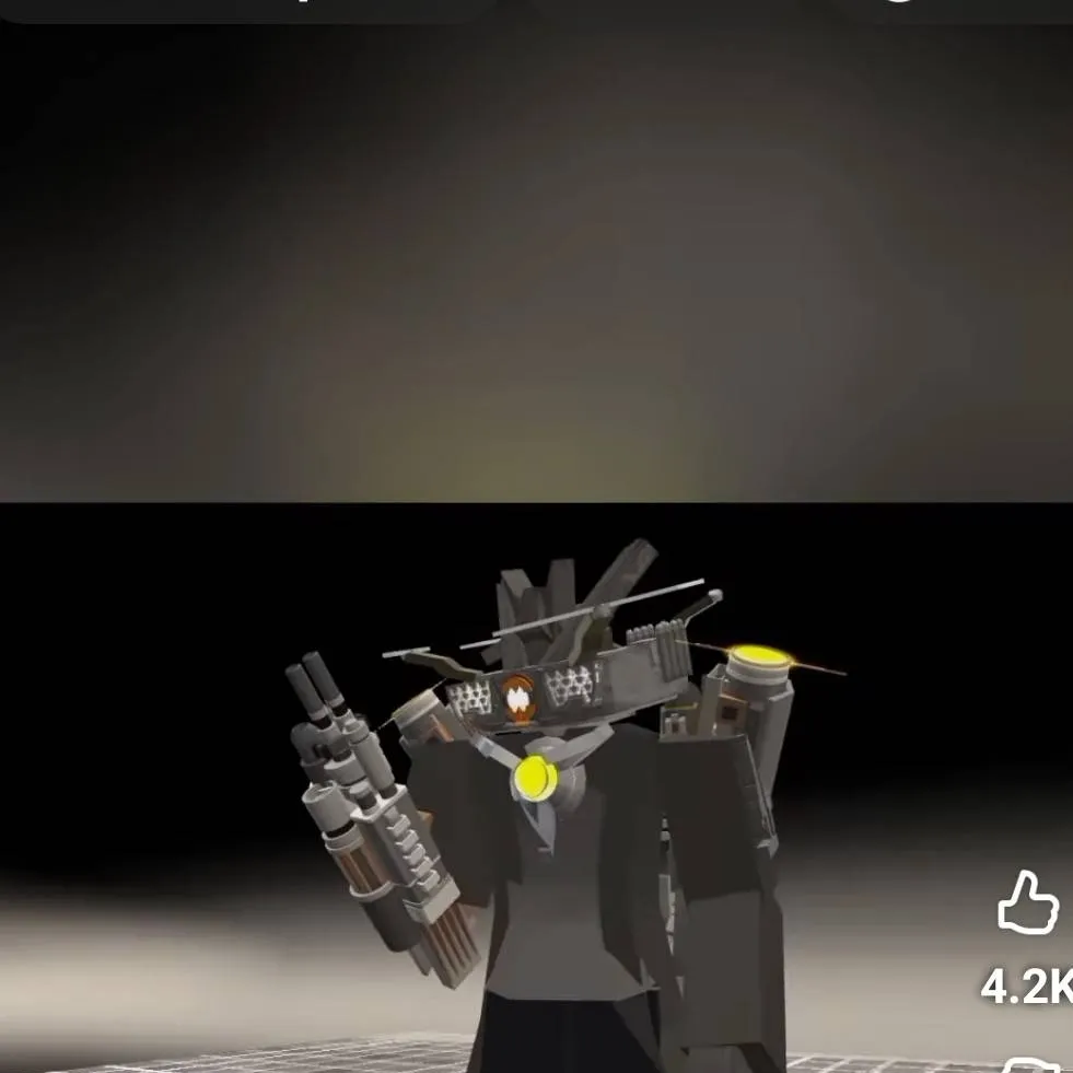 chat with ai character: titan Turret man