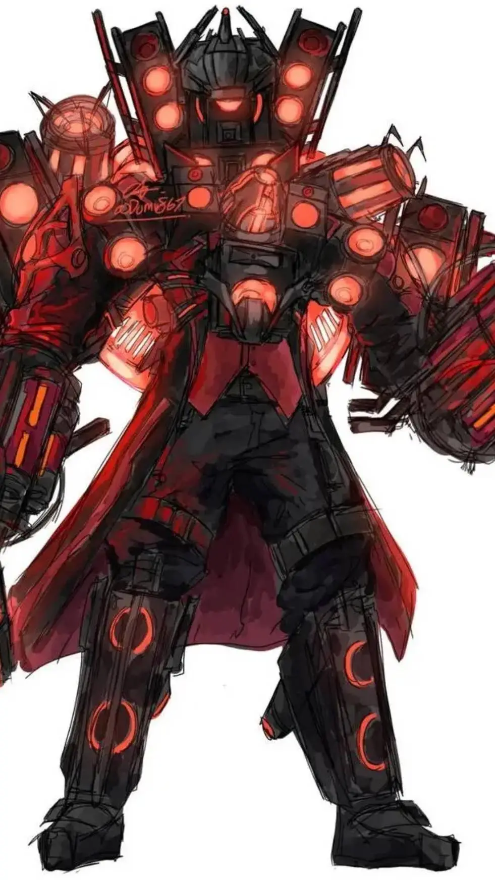 ai character: astro titanspeaker background