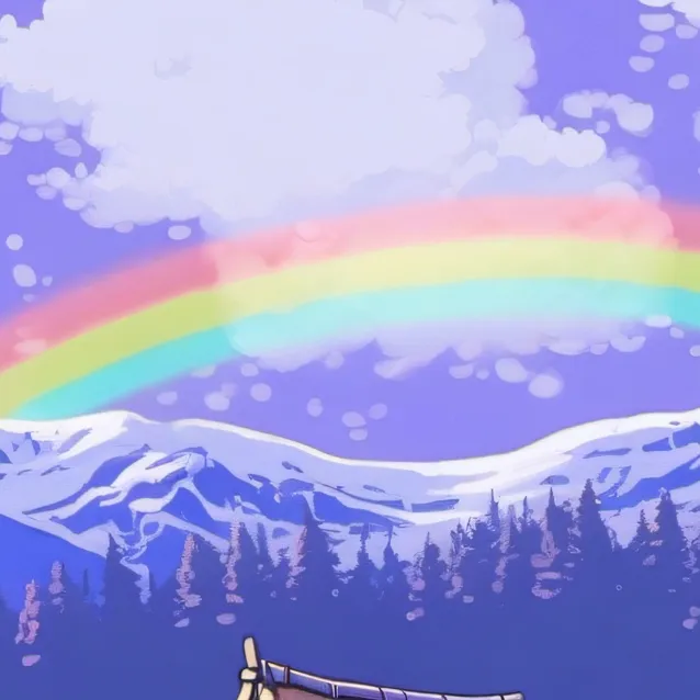 chat with ai character: rainbow friend cat