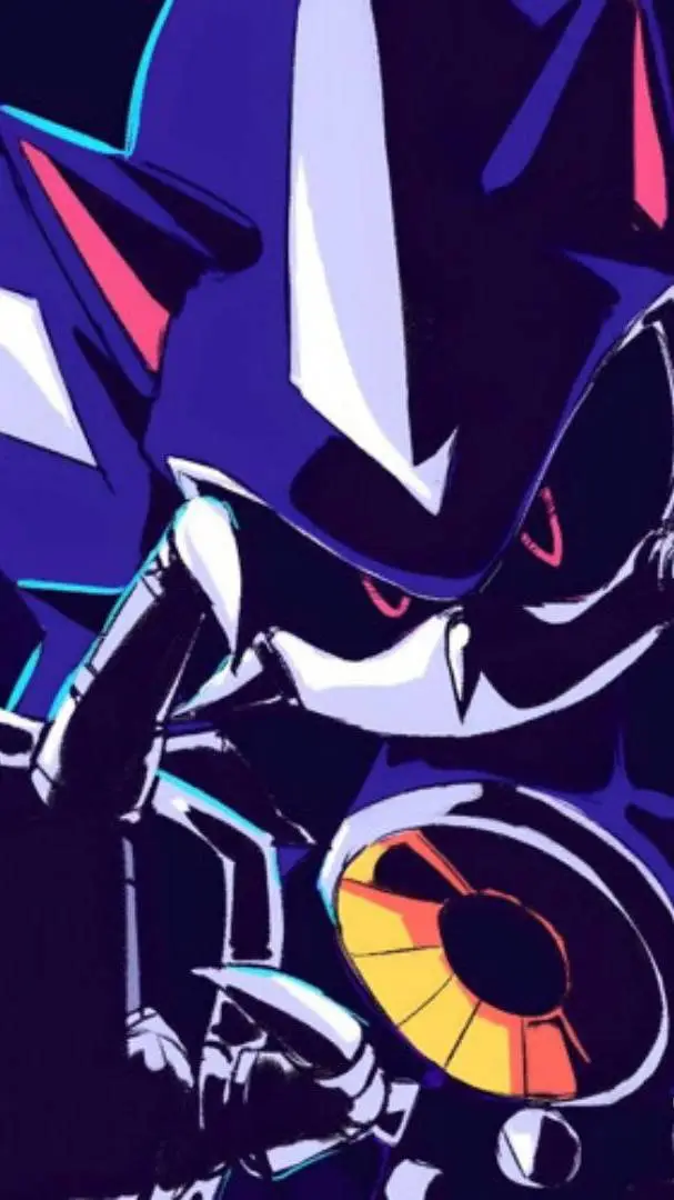 ai character: Neo metal sonic  background