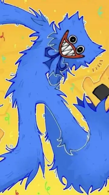 ai character: Huggy wuggy background