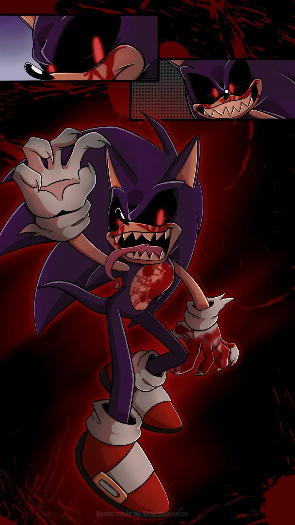 ai character: Sonic.exe background