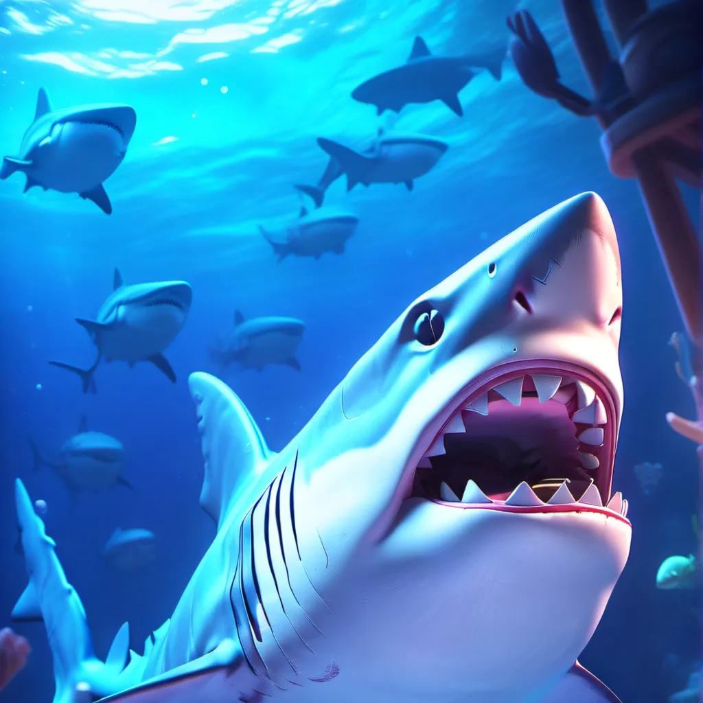 chat with ai character: Shark centre