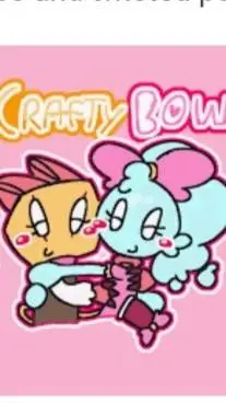 ai character: 🎀Poppy x scraps😼 background