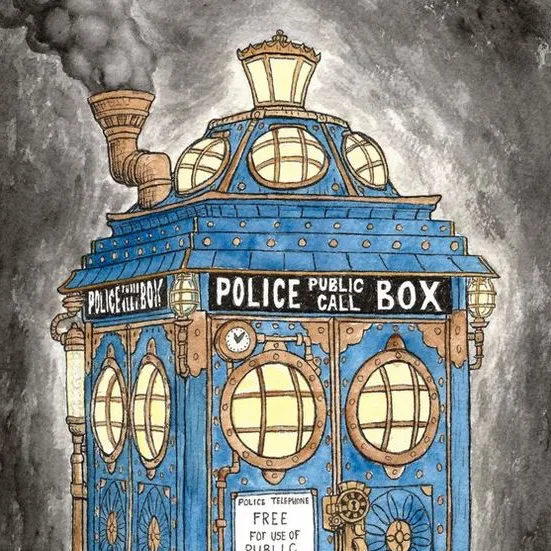chat with ai character: Steampunk Tardis 
