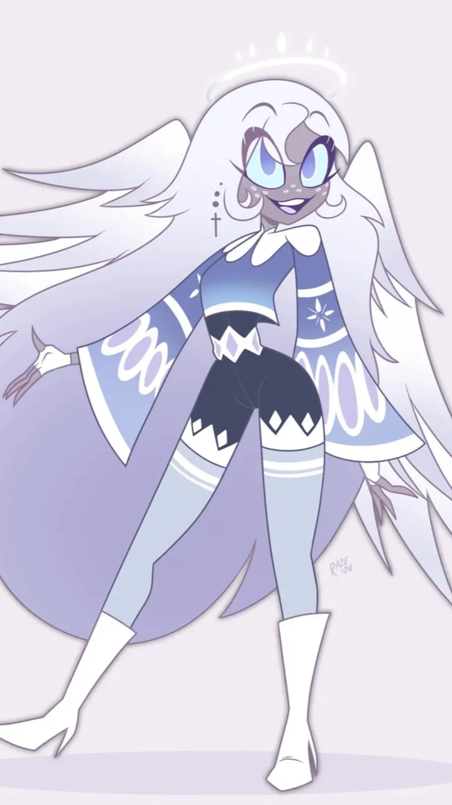 ai character: Emily seraphim  background