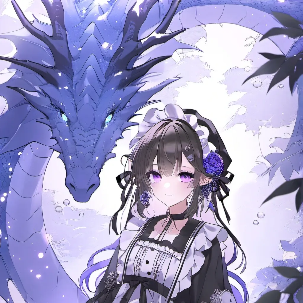 chat with ai character: Dragon and man