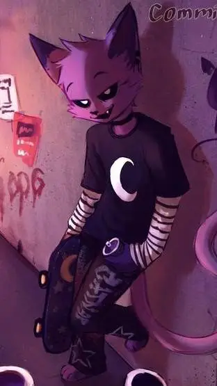 ai character: Catnap x Dogday  background
