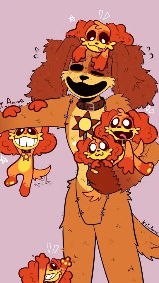 ai character: Catnap x Dogday  background