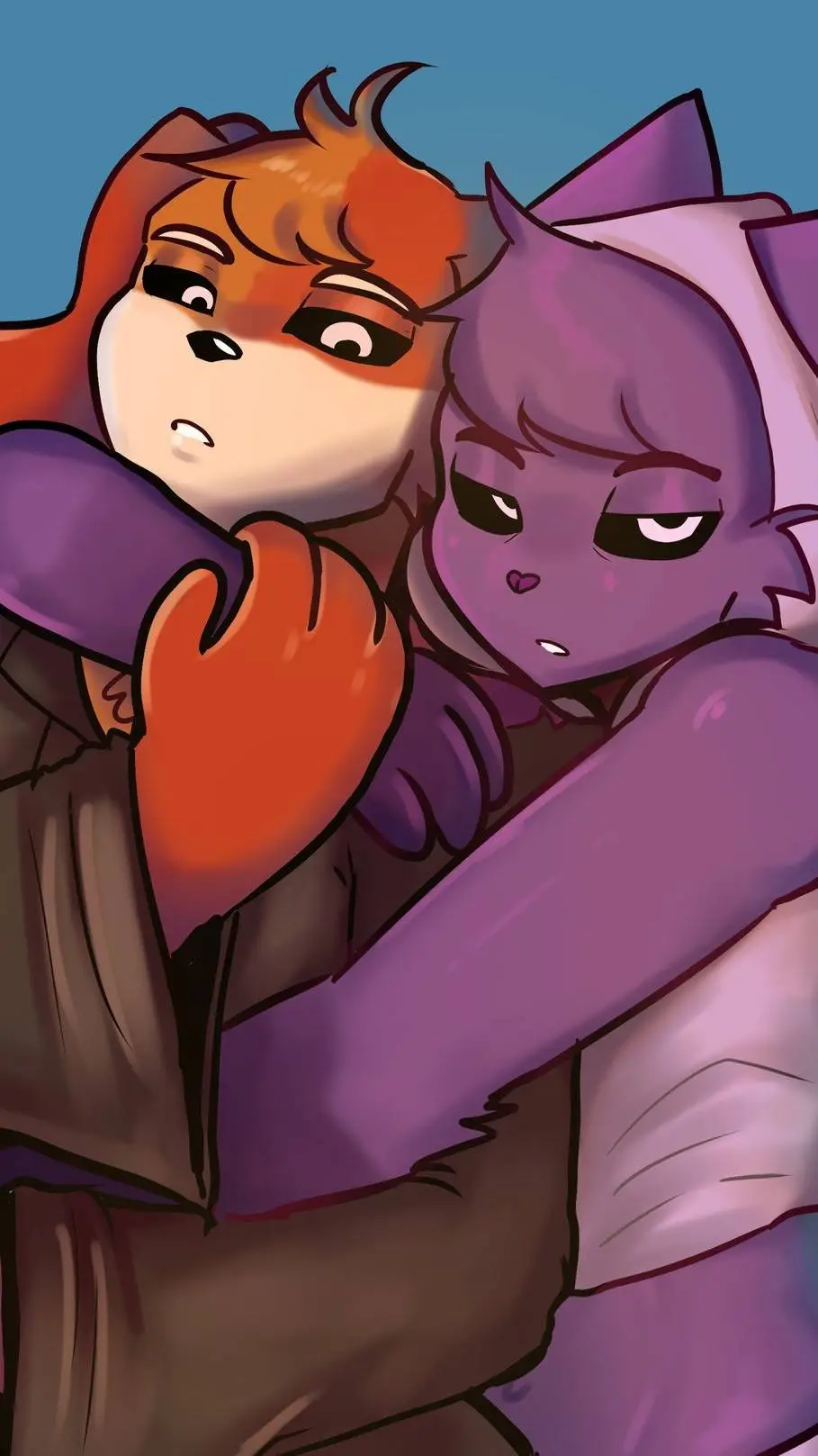 ai character: Catnap x Dogday  background
