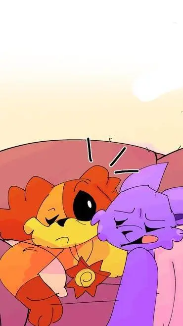ai character: Catnap x Dogday  background
