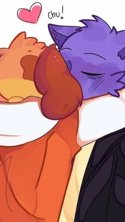 ai character: Catnap x Dogday  background