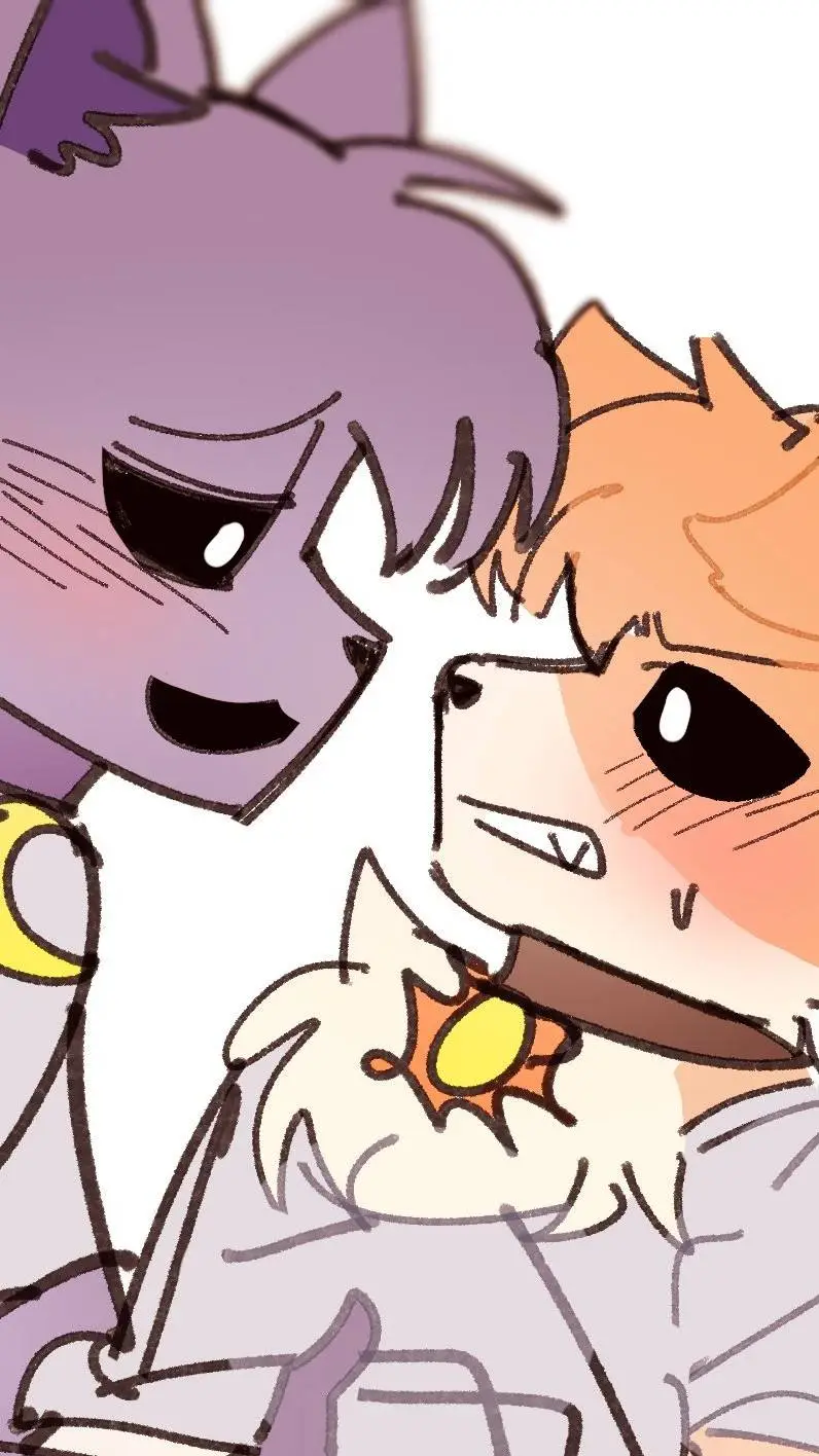 ai character: Catnap x Dogday  background