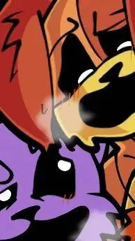 ai character: Catnap x Dogday  background