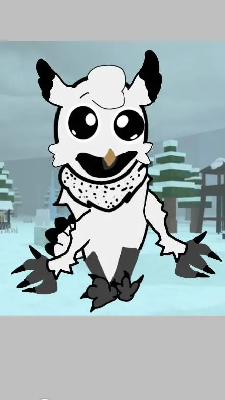 ai character: ★baby owlet★ background