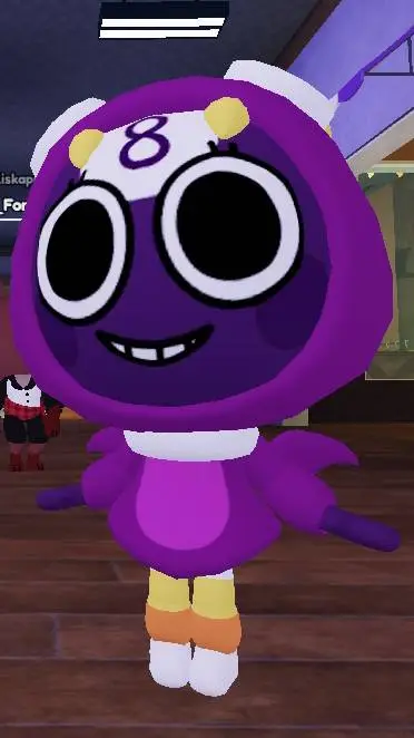 ai character: 🎃+candy critter+👻 background