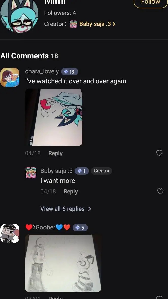 ai character: I FINNALY CAN CHAT background