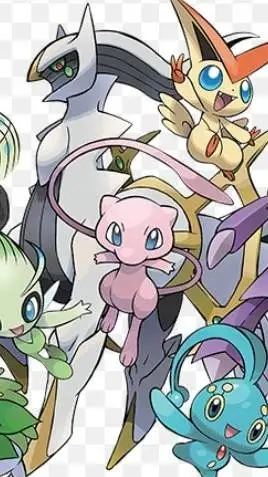 ai character: legendary pokémon background