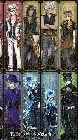 ai character: twisted wonderland background