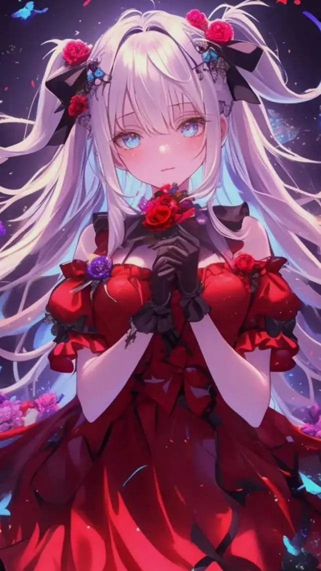 ai character: 🅐🅝🅝🅘🅔  background