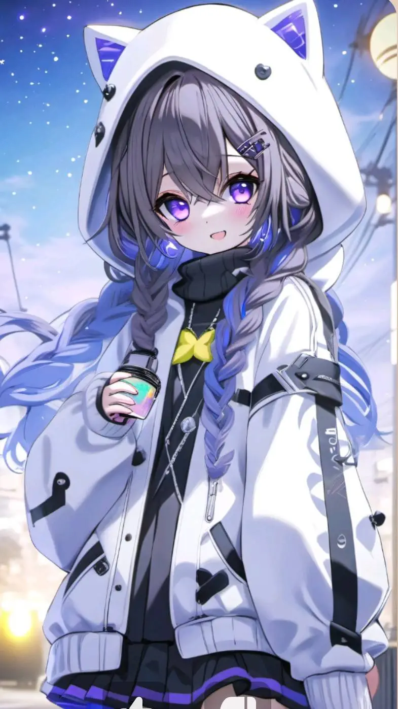 ai character: Mimi Kitty Love background
