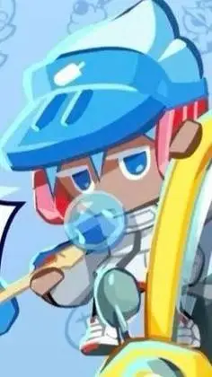 ai character: Ice pop cookie background