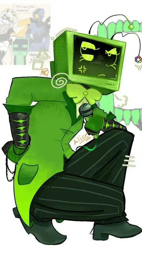 ai character: .•♫•♬• 𝒗𝒆𝒆 •♬•♫•. background