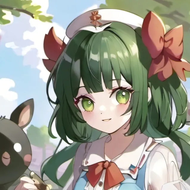 chat with ai character: deku but girl