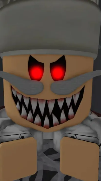 ai character: Papa pizza roblox background