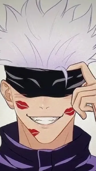 ai character: Freaky gojo>:] background