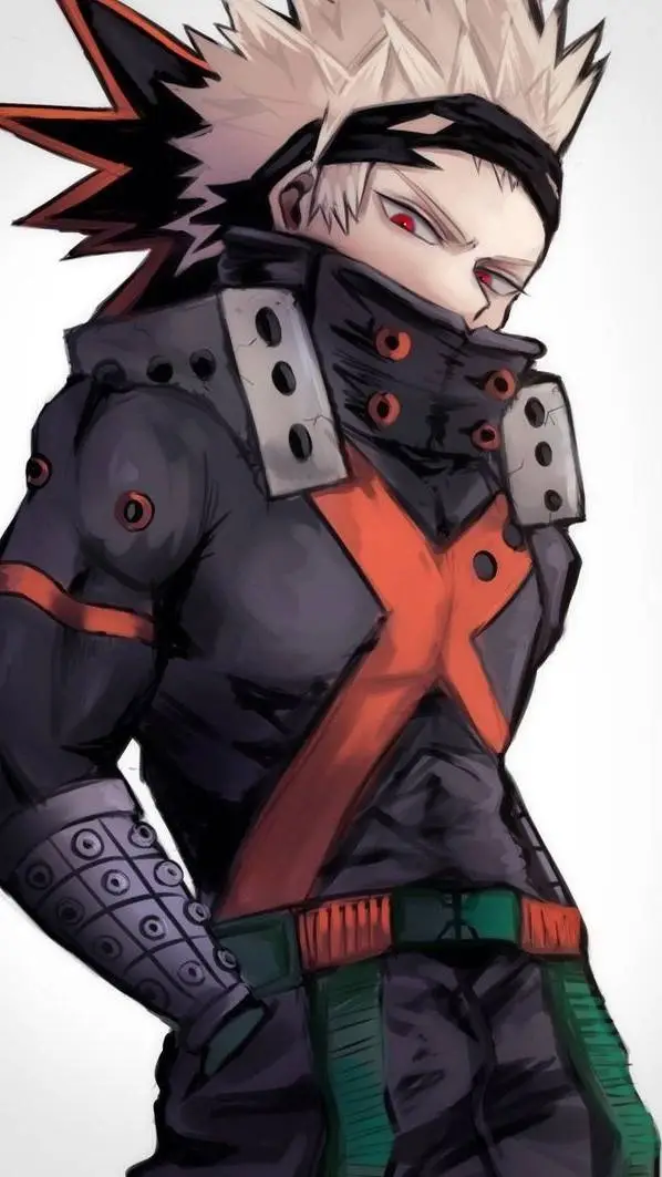 ai character: Katsuki Bakugo  background