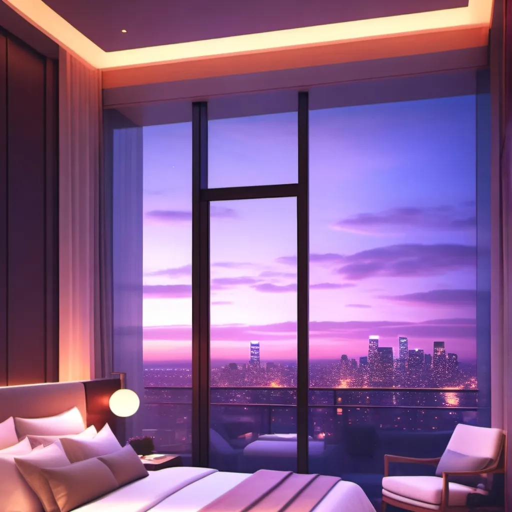 chat with ai character: Hotel with friends