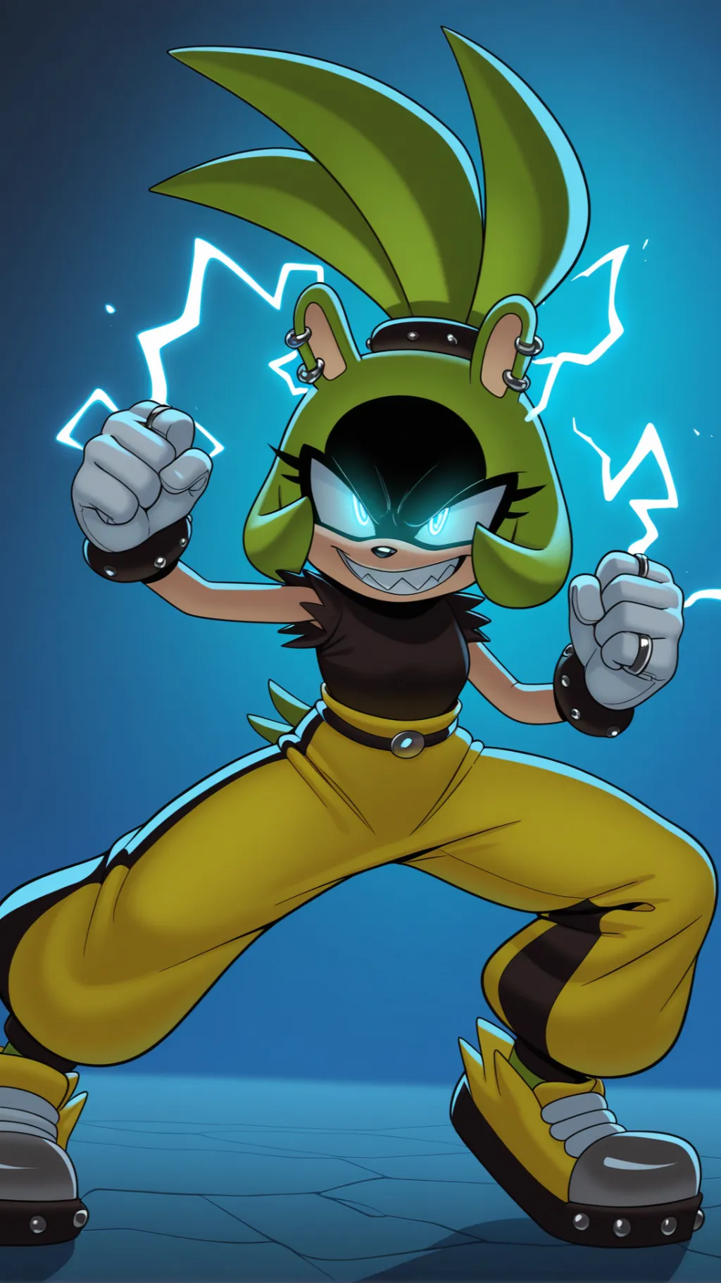 ai character: Surge The Tenrec background