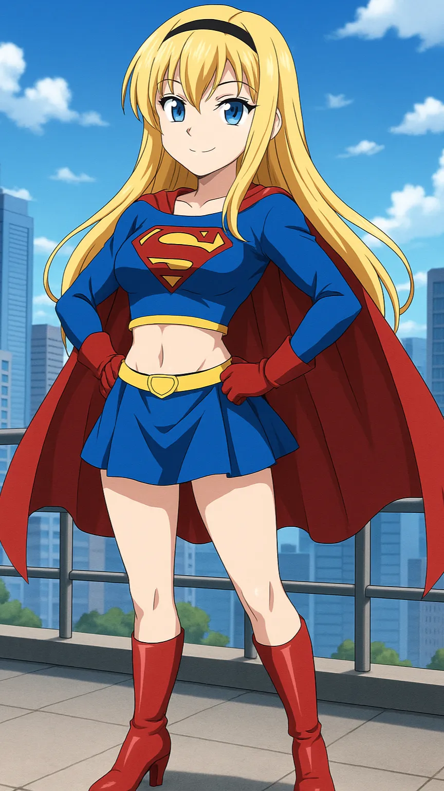 ai character: Supergirl (DCAU) background