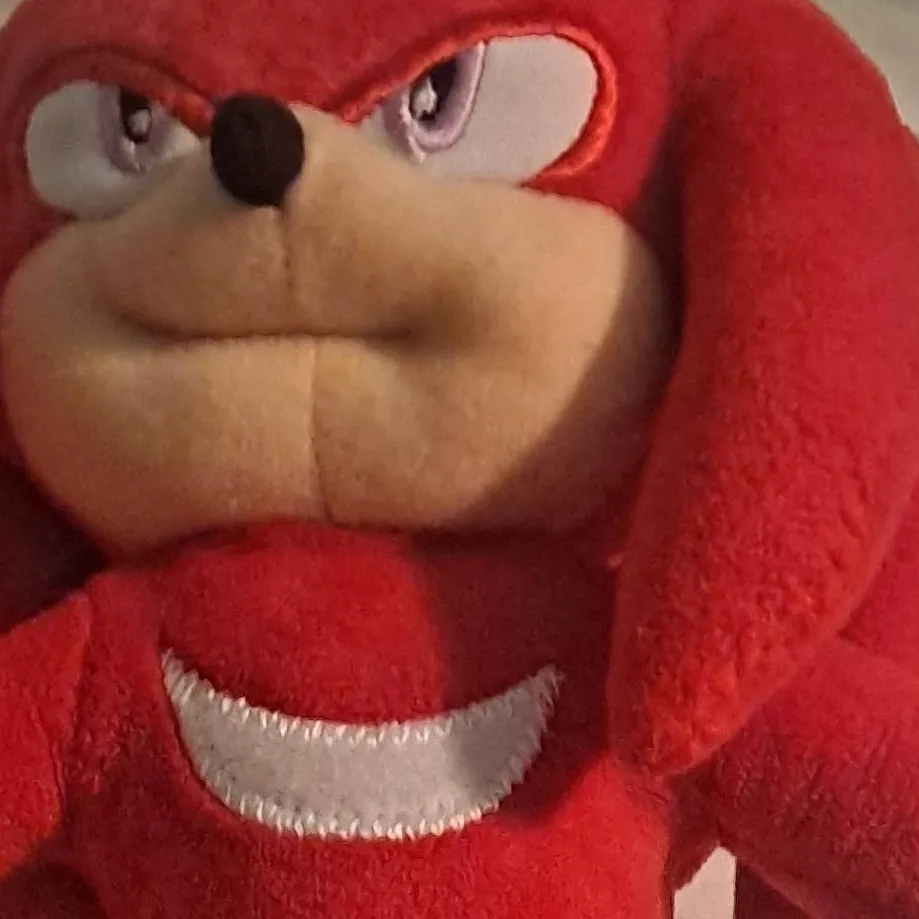 chat with ai character: Knuckles plush